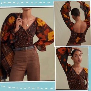 Anthropologie Conditions Apply blouse